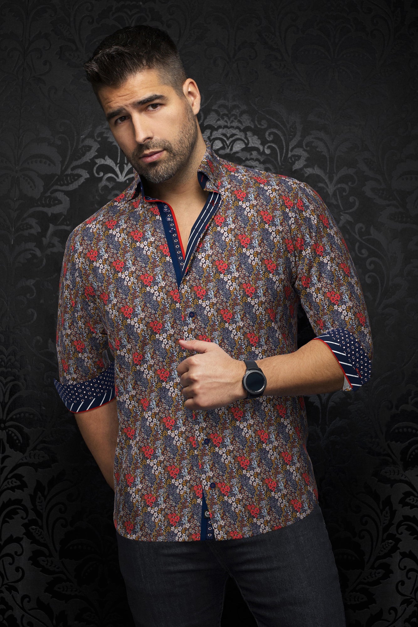 Chemise homme Bass Pro Shops taille L Johnny Morris pêche manches