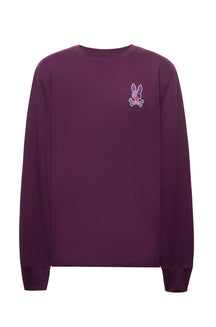 Chandail manches longues pour homme par Psycho Bunny | MT0200103 Violet puissant | Machemise.ca, vêtements mode pour hommes