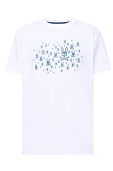 T-Shirt pour homme par Psycho Bunny | MT0200197 Blanc | Machemise.ca, vêtements mode pour hommes