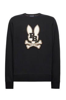 Chandail manches longues pour homme par Psycho Bunny | MT0500047 Noir | Machemise.ca, vêtements mode pour hommes