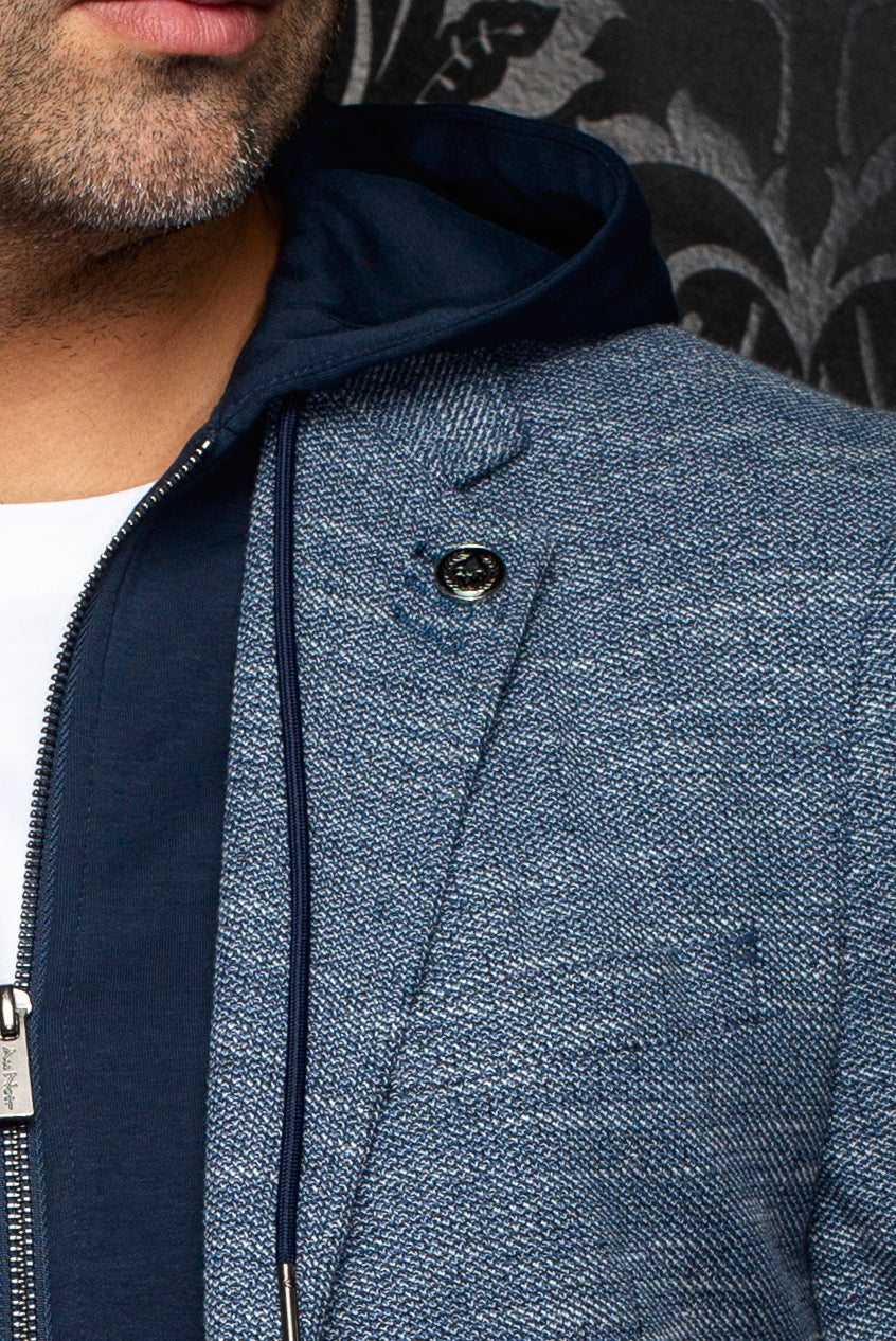 Veston pour homme par Au Noir | NOAH HOOD Marine | Machemise.ca, inventaire complet de la marque Au Noir