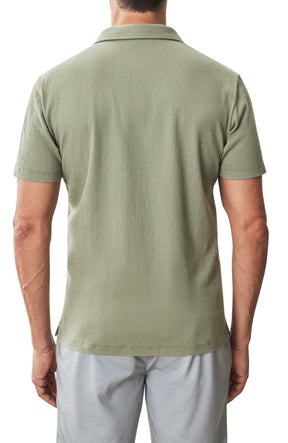 Polo à col ouvert pour homme par Robert Barakett | RB31074 Basil Road Pastel | Machemise.ca, vêtements mode pour hommes