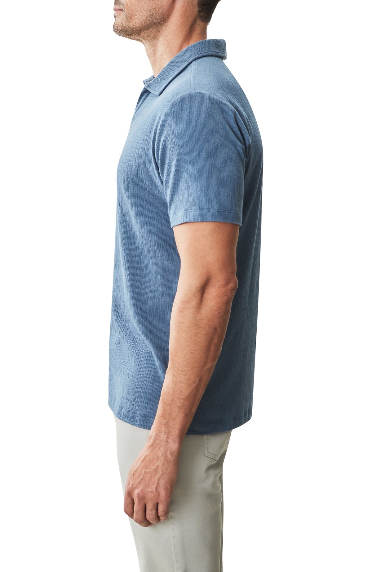 Polo à col ouvert pour homme par Robert Barakett | RB31074 Basil Road Vue Sur L'Océan | Machemise.ca, vêtements mode pour hommes