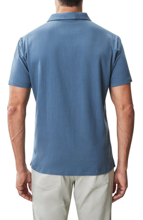 Polo à col ouvert pour homme par Robert Barakett | RB31074 Basil Road Vue Sur L'Océan | Machemise.ca, vêtements mode pour hommes
