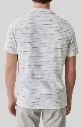 Chemise col resort pour homme par Robert Barakett | RB61036 Sage Cygne | Boutique Vvög, vêtements mode pour homme et femme