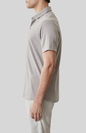 Chemise en Knit pour homme par Robert Barakett | RB61068 Sterling Olive Crépuscule | Boutique Vvög, vêtements mode pour homme et femme