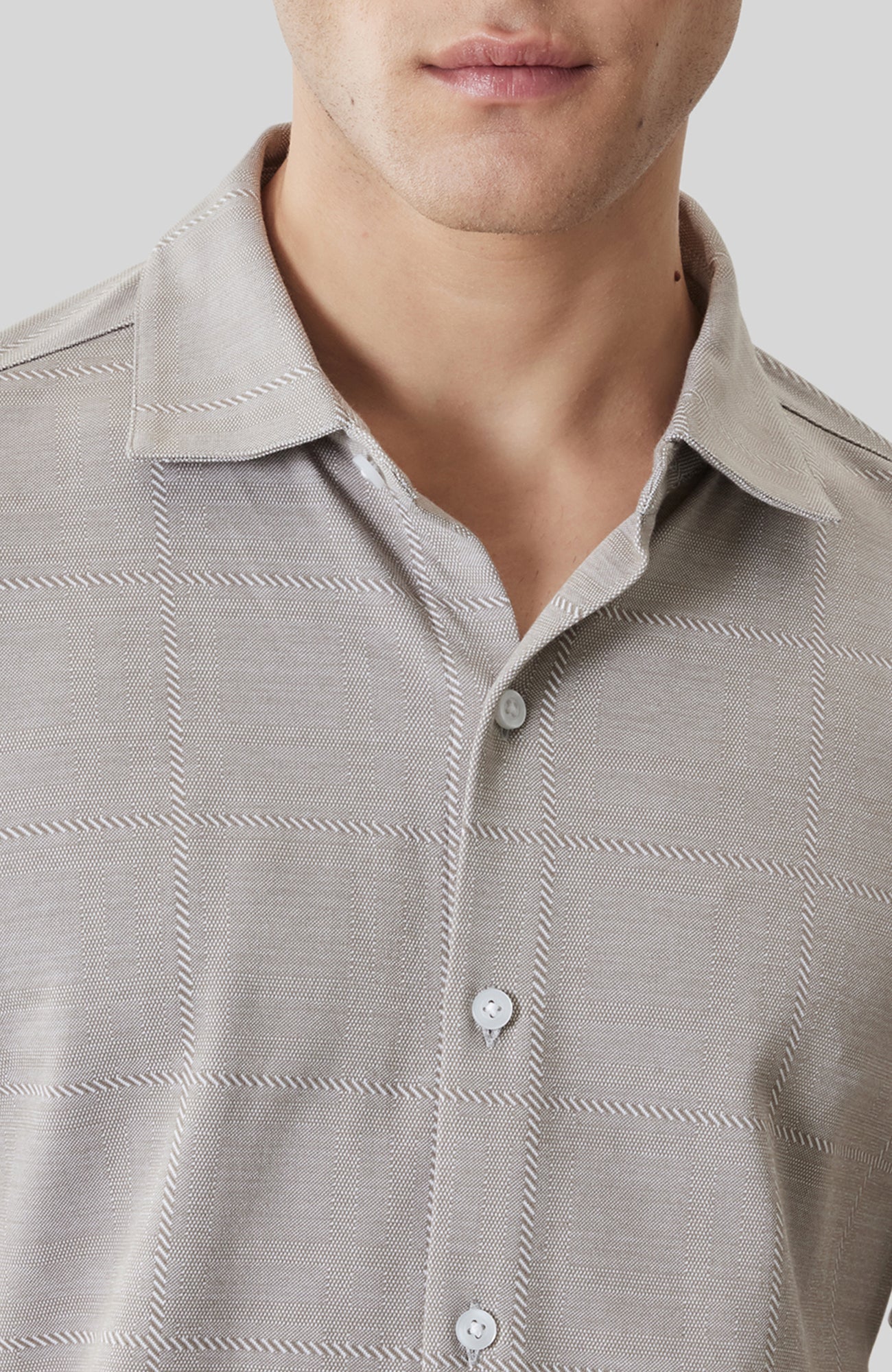 Chemise en Knit pour homme par Robert Barakett | RB61068 Sterling Olive Crépuscule | Boutique Vvög, vêtements mode pour homme et femme