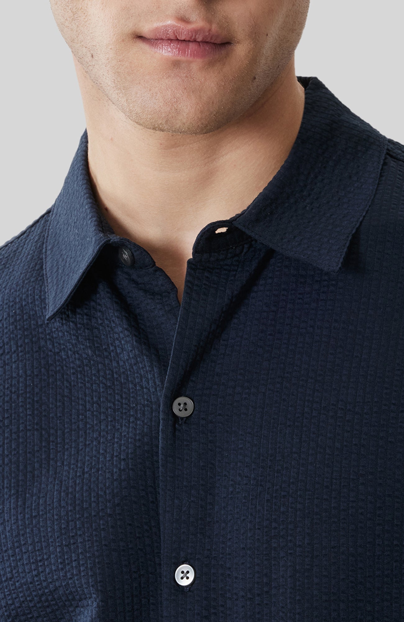 Chemise pour homme par Robert Barakett | RB61100 Graham Caspienne Foncée | Boutique Vvög, vêtements mode pour homme et femme