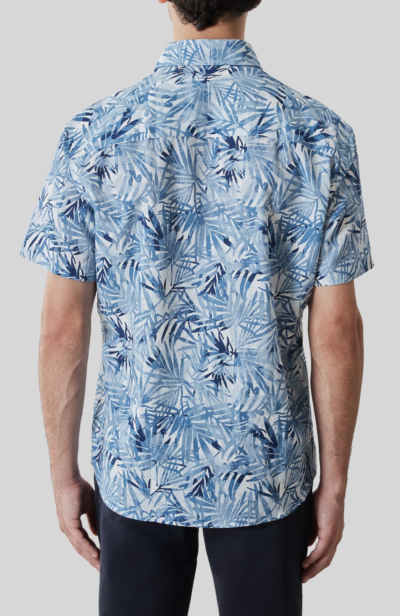 Chemise tissée pour homme par Robert Barakett | RB61243 Keneth Bleu Délavé | Boutique Vvög, vêtements mode pour homme et femme