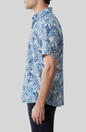 Chemise tissée pour homme par Robert Barakett | RB61243 Keneth Bleu Délavé | Boutique Vvög, vêtements mode pour homme et femme