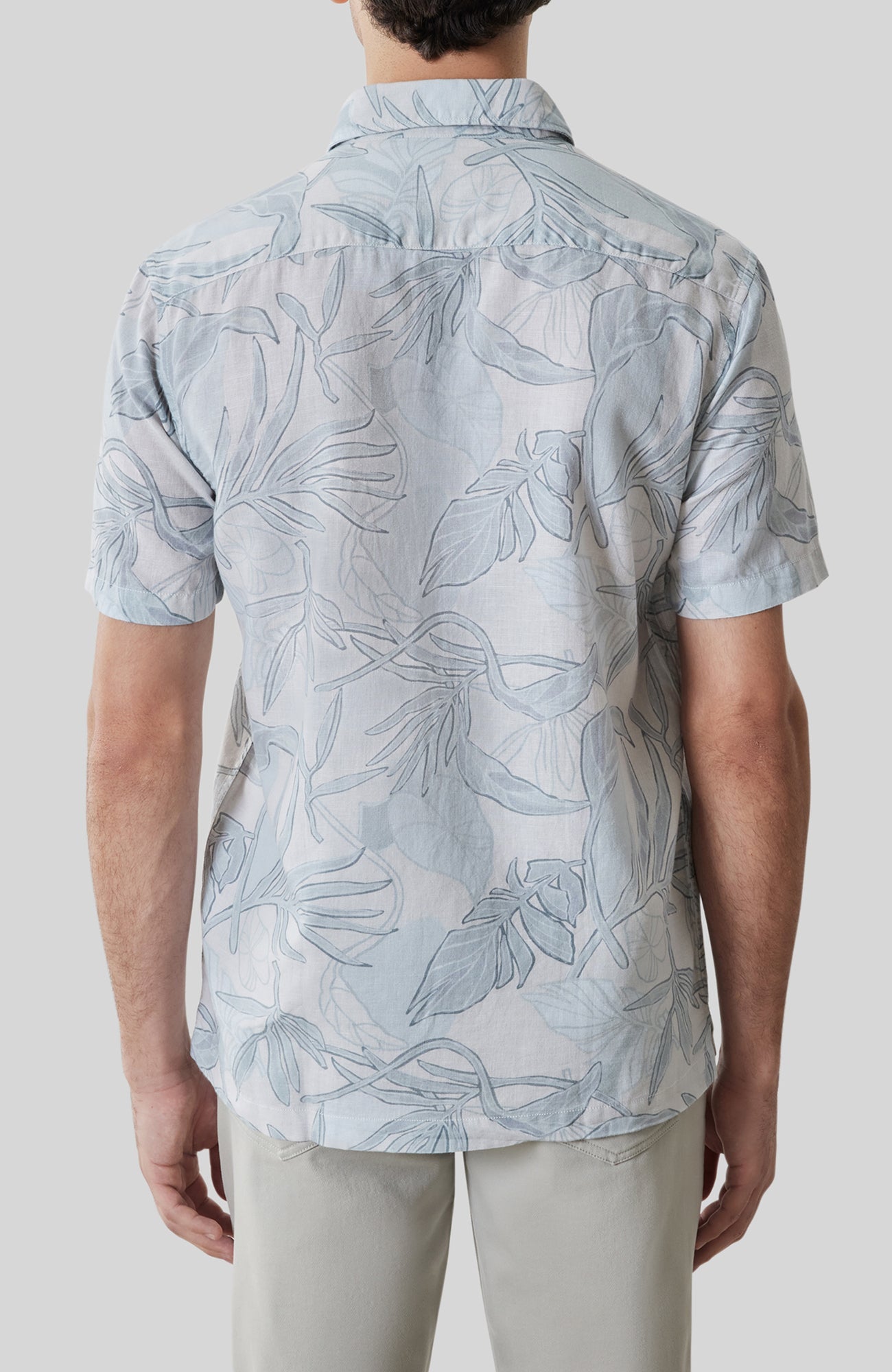 Chemise tissée pour homme par Robert Barakett | RB61256 Stratford Sarcelle Poussiéreuse | Boutique Vvög, vêtements mode pour homme et femme