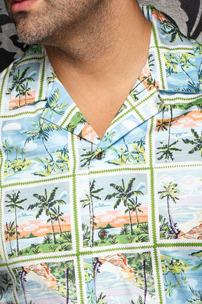 Chemise Performance à col ouvert pour homme par Au Noir | PALMBEACH T Olive | Machemise.ca, inventaire complet de la marque Au Noir