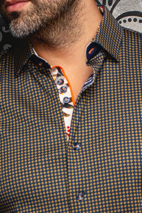 Chemise manches longues en Knit pour homme par Au Noir | POLGAR Denim | Machemise.ca, inventaire complet de la marque Au Noir