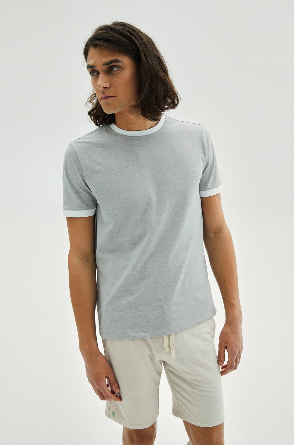 Chandail manches courtes pour homme par Robert Barakett | Whitner RB21084 Gris | Machemise.ca, vêtements mode pour hommes