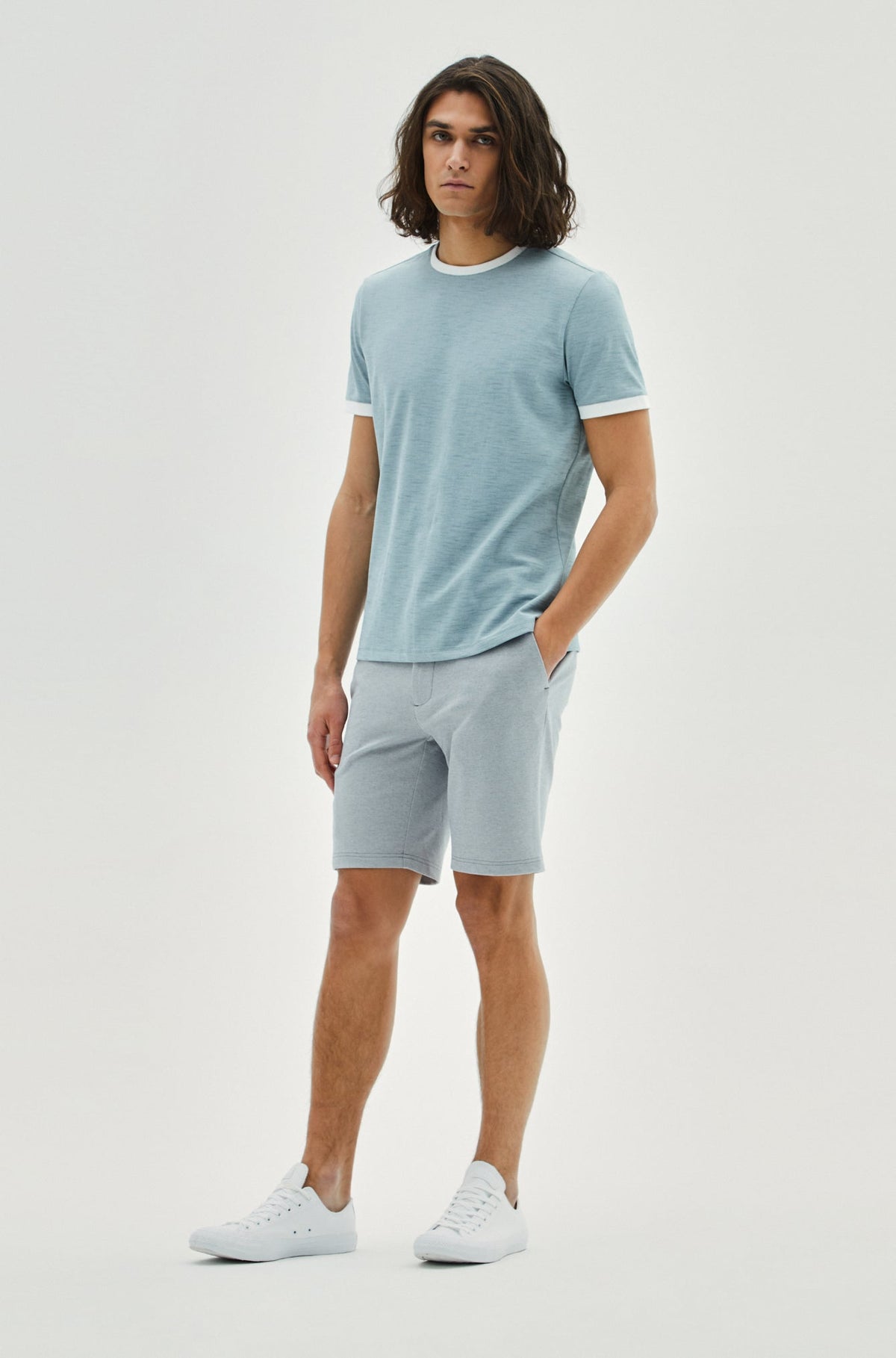 Chandail manches courtes pour homme par Robert Barakett | Whitner RB21084 Thé Doux | Machemise.ca, vêtements mode pour hommes