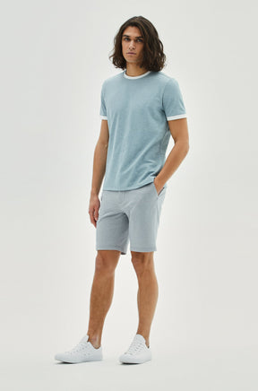 Chandail manches courtes pour homme par Robert Barakett | Whitner RB21084 Thé Doux | Machemise.ca, vêtements mode pour hommes