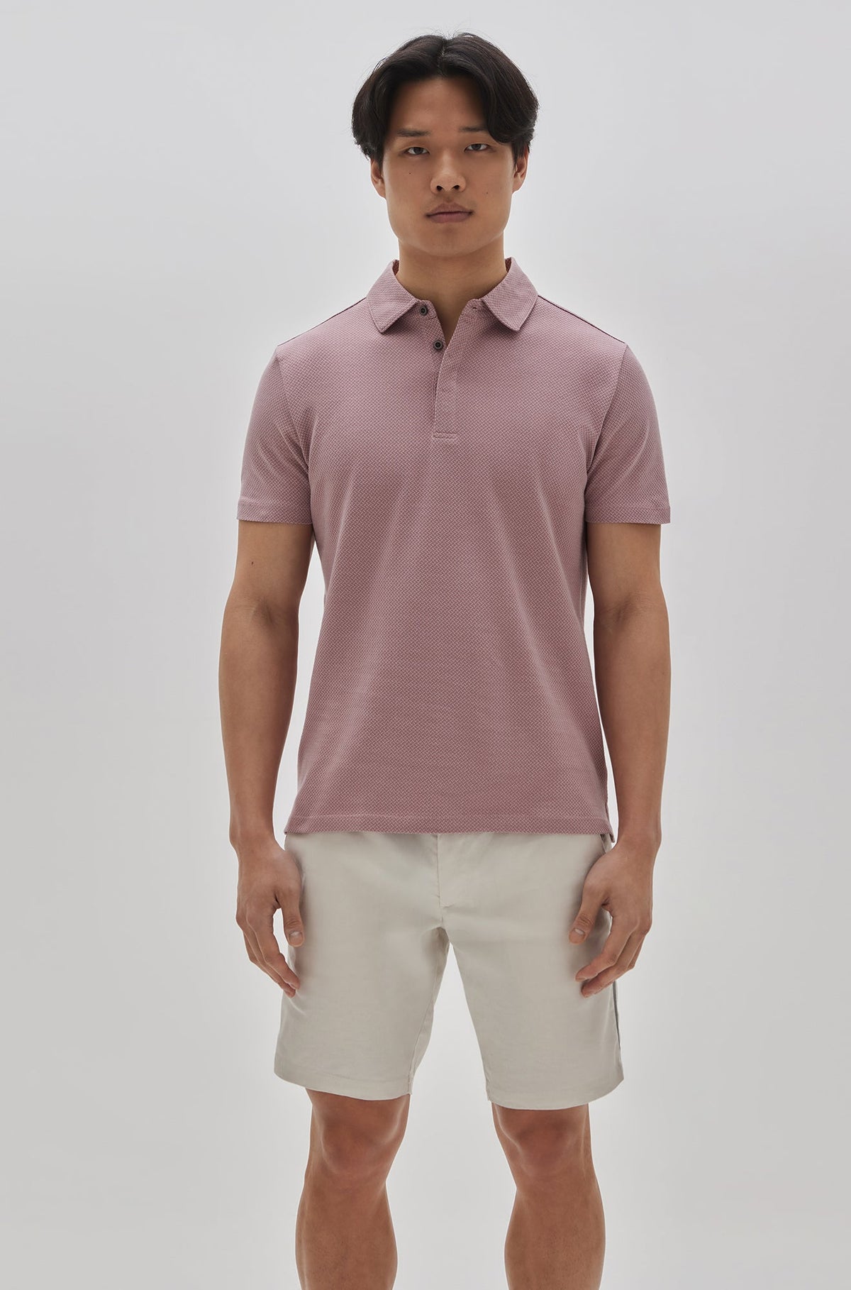 Polo à manches courtes pour homme par Robert Barakett | RB21117 Creston Corail | Machemise.ca, vêtements mode pour hommes