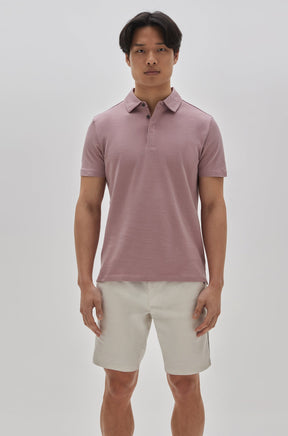 Polo à manches courtes pour homme par Robert Barakett | RB21117 Creston Corail | Machemise.ca, vêtements mode pour hommes