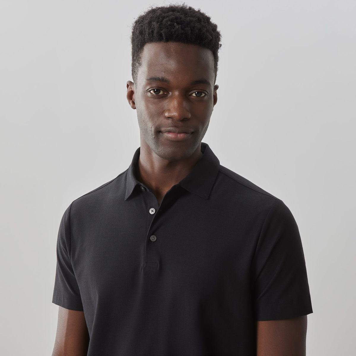 Polo à manches courtes pour homme par Robert Barakett | RB31040 Hickman Noir | Machemise.ca, vêtements mode pour hommes