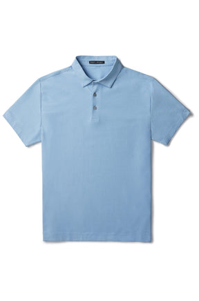 Polo à manches courtes pour homme par Robert Barakett | RB31040 Hickman Cloche Bleue | Machemise.ca, vêtements mode pour hommes
