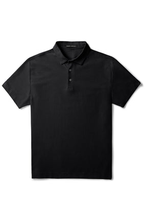 Polo à manches courtes pour homme par Robert Barakett | RB31040 Hickman Noir | Machemise.ca, vêtements mode pour hommes