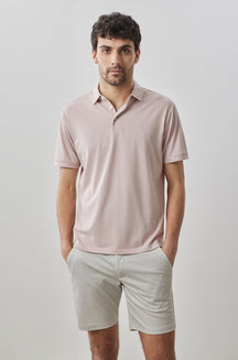 Polo à manches courtes pour homme par Robert Barakett | RB31088 Ragdan Corail | Machemise.ca, vêtements mode pour hommes