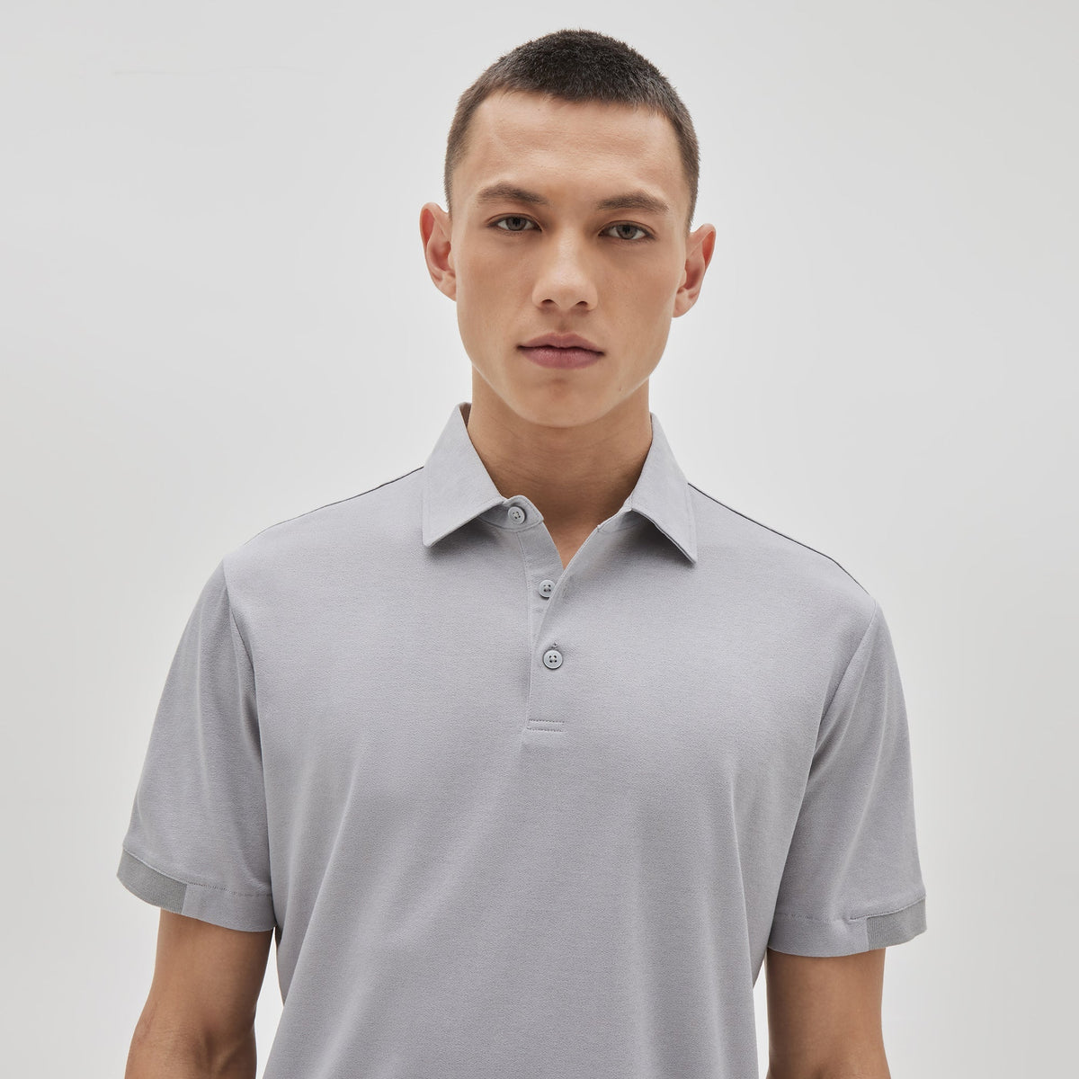 Polo pour homme par Robert Barakett | RB31088 Gris Clair | Boutique Vvög, vêtements mode pour homme et femme