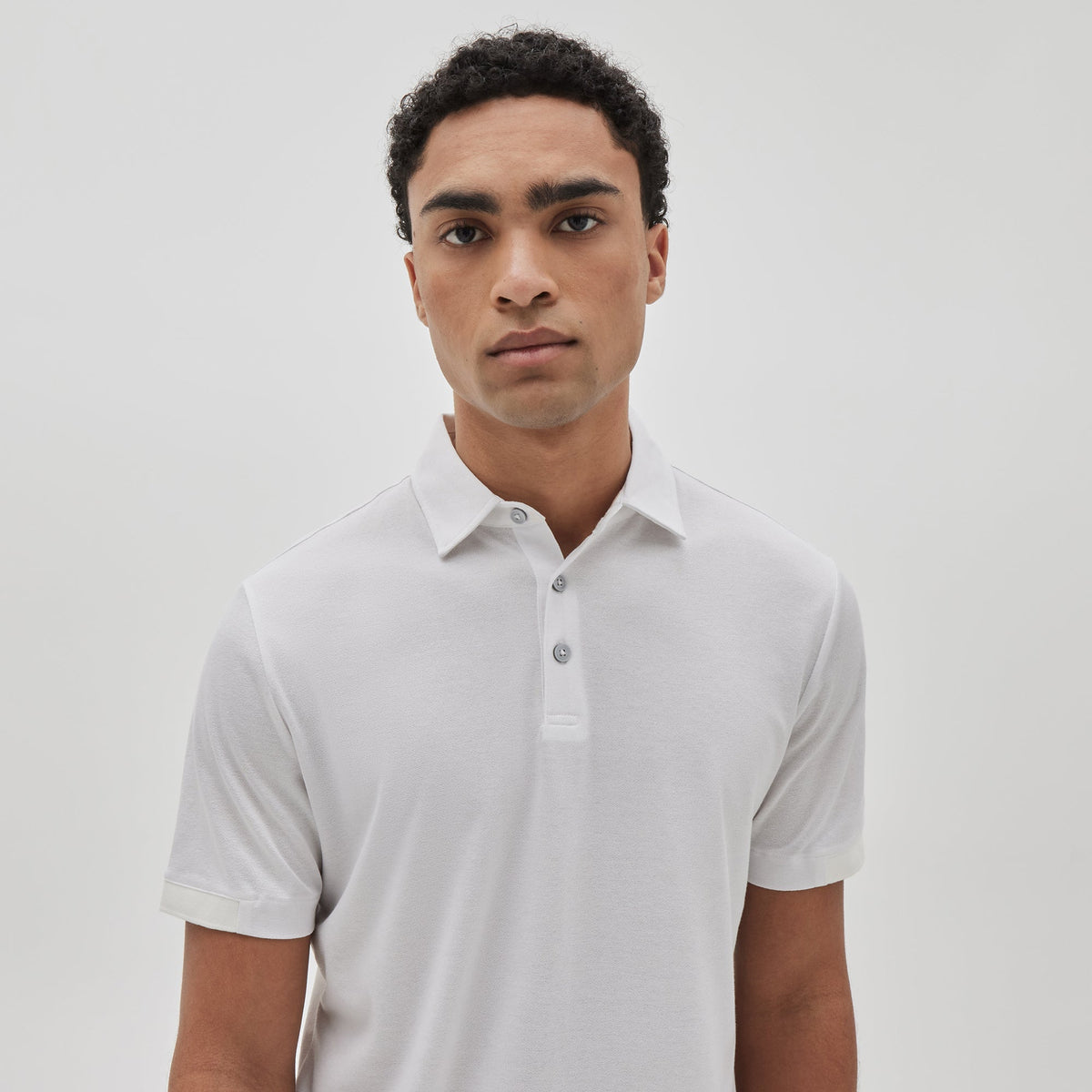 Polo pour homme par Robert Barakett | RB31088 Blanc | Boutique Vvög, vêtements mode pour homme et femme