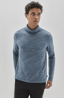 Chandail manches longues pour homme par Robert Barakett | Crestwood RB32223 Bleu Sarcelle | Boutique Vvög, vêtements mode pour homme et femme