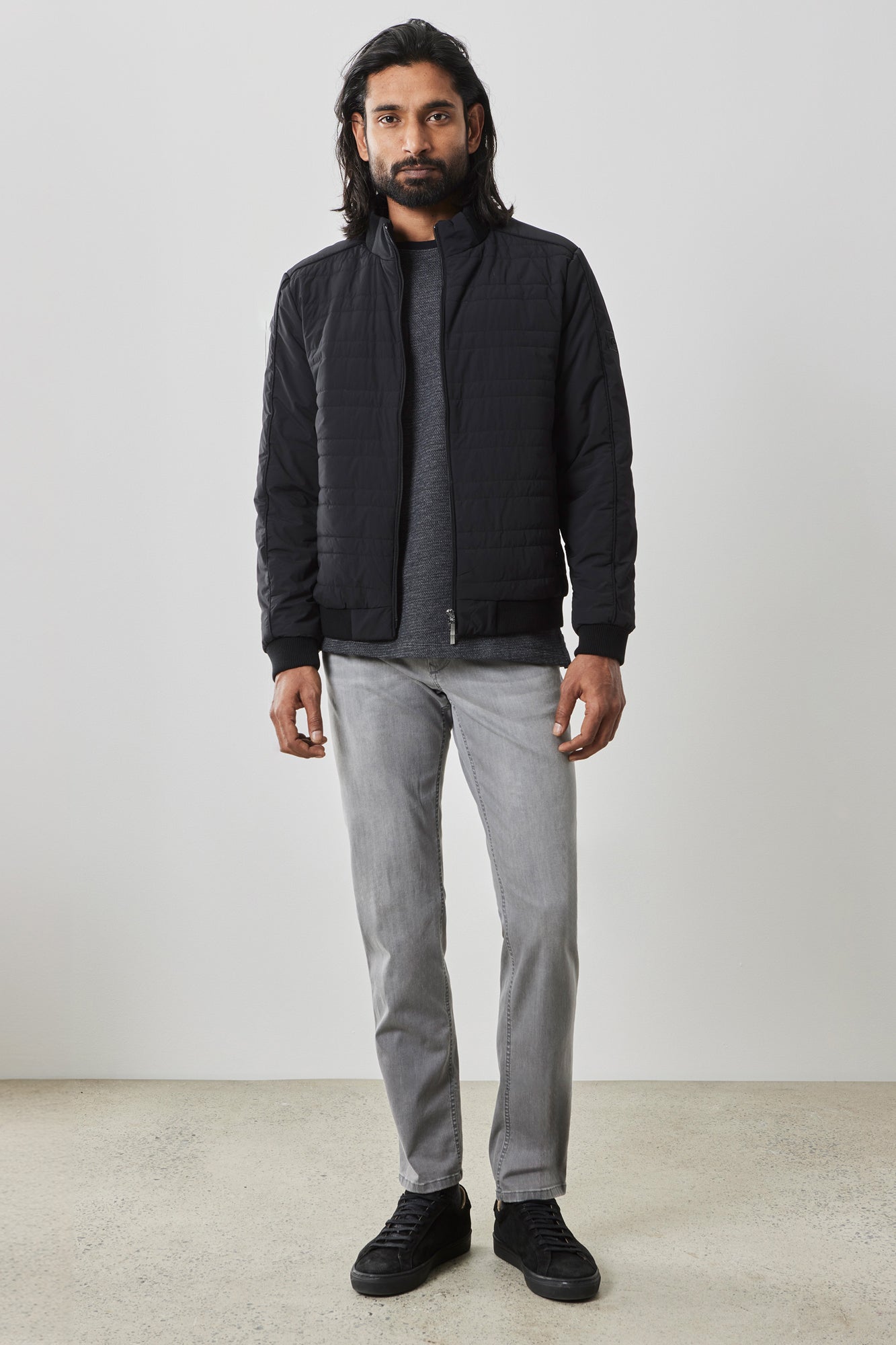 Veste pour homme par Robert Barakett | Linmore RB32401 Noir | Machemise.ca, vêtements mode pour hommes