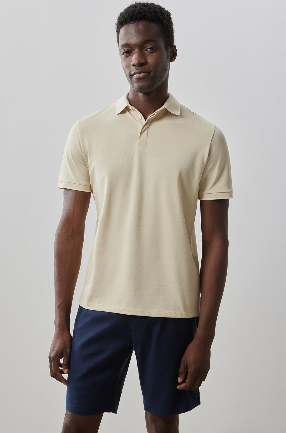 Polo pour homme par Robert Barakett | RB41087 Hunter Jaune | Machemise.ca, vêtements mode pour hommes