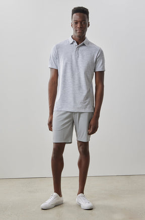 Polo à manches courtes pour homme par Robert Barakett | RB41114 Payne Gris | Machemise.ca, vêtements mode pour hommes