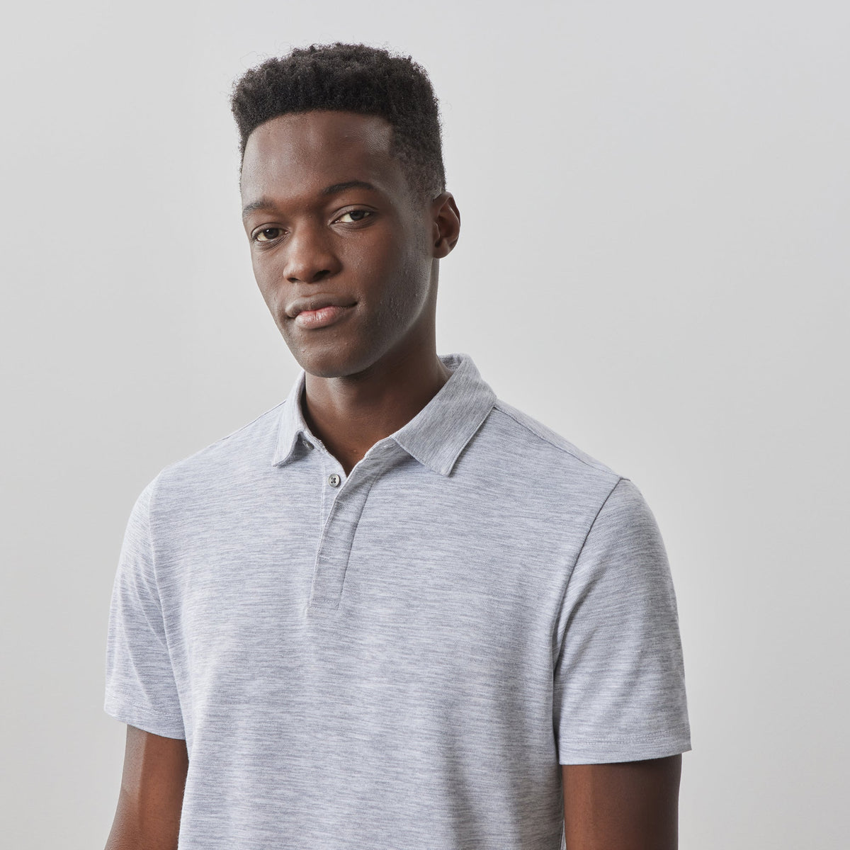 Polo à manches courtes pour homme par Robert Barakett | RB41114 Payne Gris | Machemise.ca, vêtements mode pour hommes
