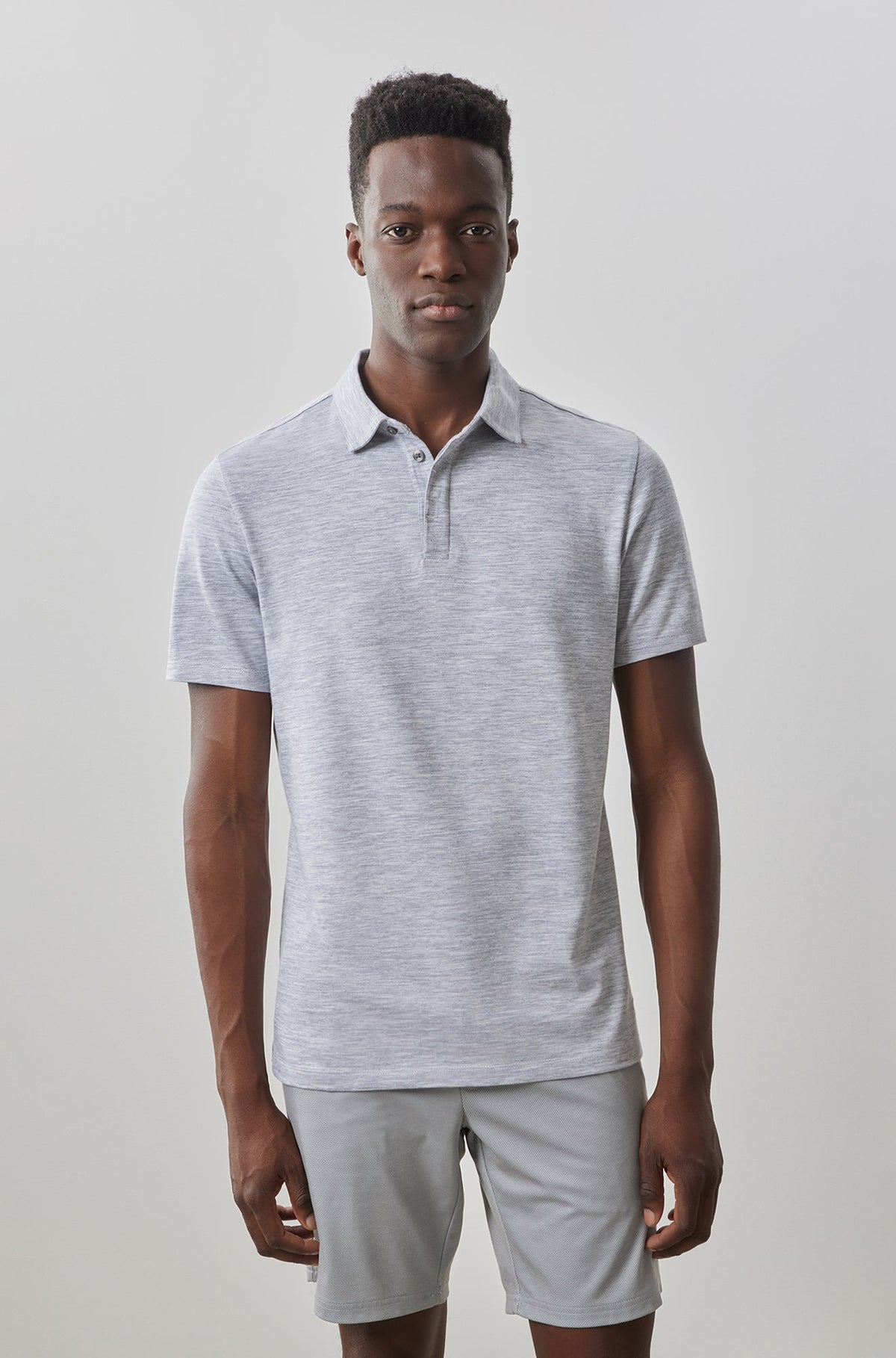 Polo à manches courtes pour homme par Robert Barakett | RB41114 Payne Gris | Machemise.ca, vêtements mode pour hommes