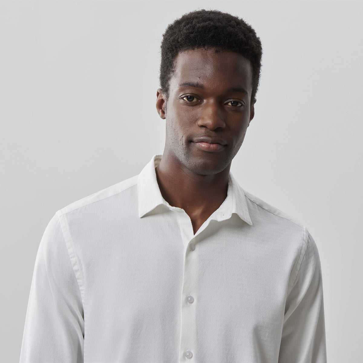 Chemise tissée à manches longues pour homme par Robert Barakett | RB41152 Colter Blanc | Machemise.ca, vêtements mode pour hommes