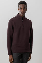 Chandail avec demi-zip pour homme par Robert Barakett | RB41464 Inman Rouge | Machemise.ca, vêtements mode pour hommes