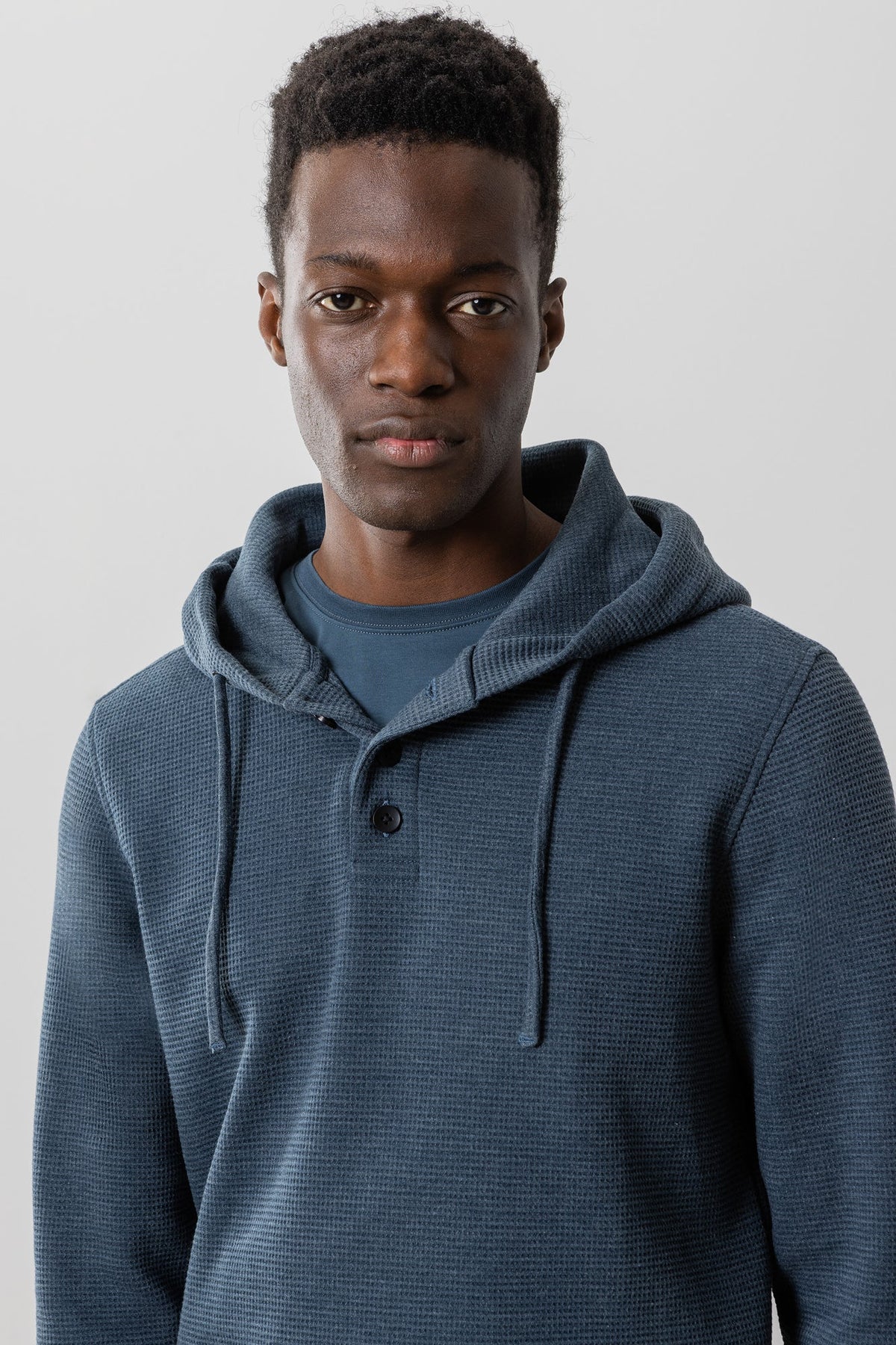 Chandail manches longues avec capuchon pour homme par Robert Barakett | Grenfell RB41482 Sarcelle Foncé | Boutique Vvög, vêtements mode pour homme et femme