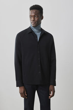 Surchemise pour homme par Robert Barakett | RB41511 Optus Noir | Machemise.ca, vêtements mode pour hommes