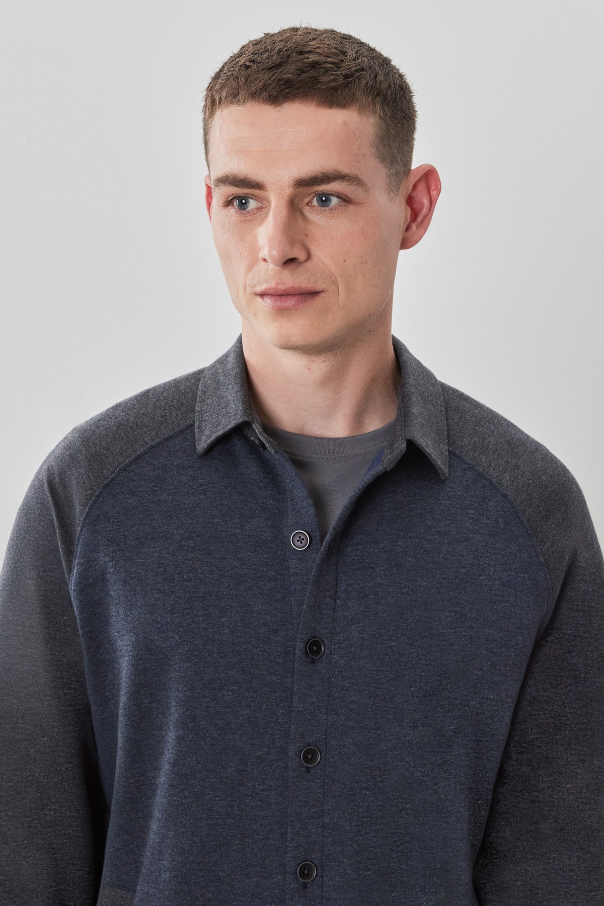 Surchemise pour homme par Robert Barakett | RB41513 Paolo Anthracite | Machemise.ca, vêtements mode pour hommes