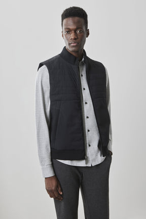 Veste matelassé pour homme par Robert Barakett | RB41541 Fremantle Noir | Machemise.ca, vêtements mode pour hommes