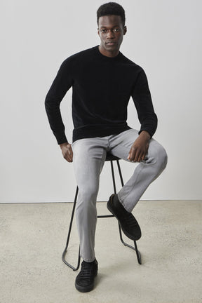 Chandail à manches longues pour homme par Robert Barakett | RB41558 Salvor Noir | Machemise.ca, vêtements mode pour hommes