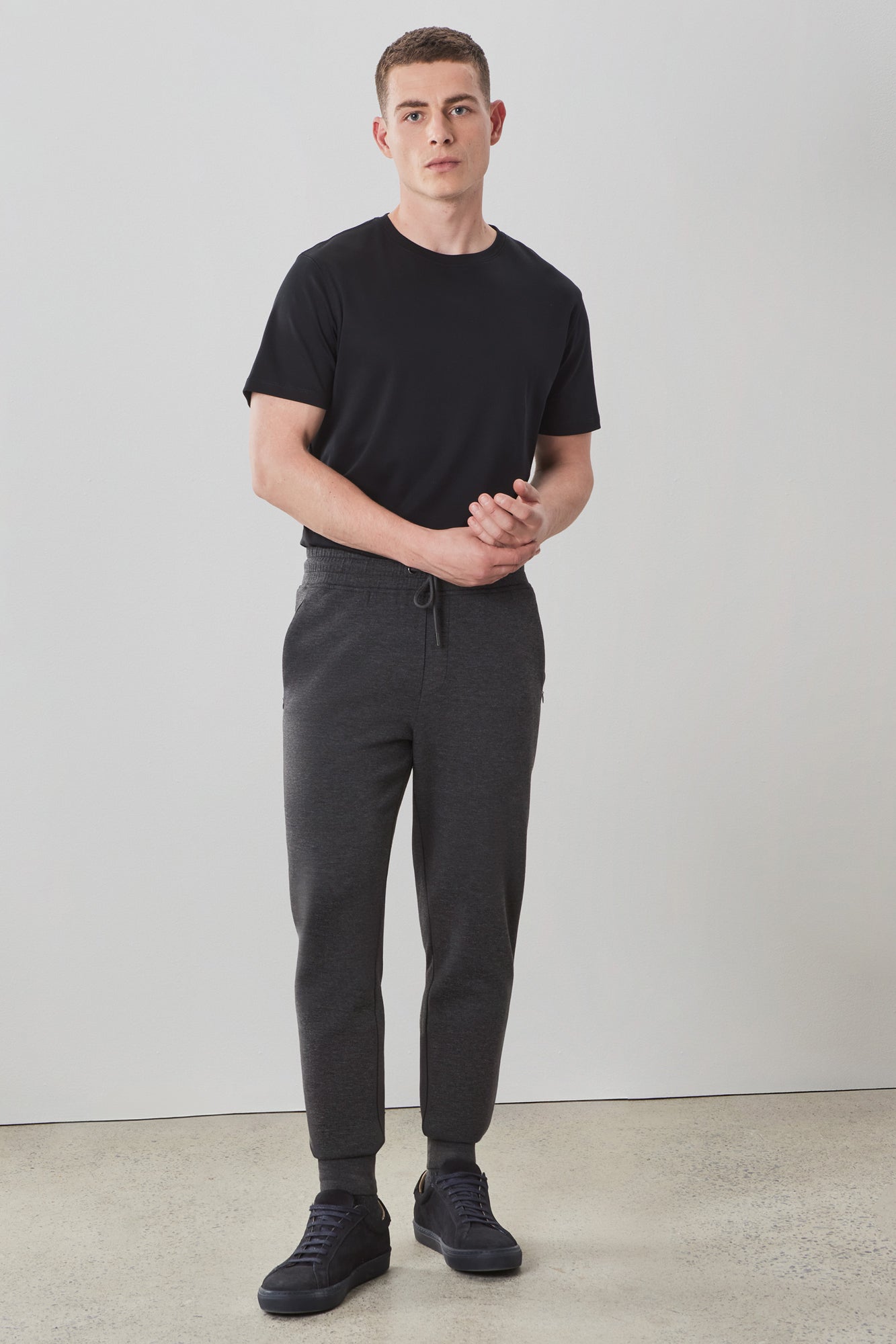 Pantalon jogging pour homme par Robert Barakett | Croydon RB41571 CHARCL | Machemise.ca, vêtements mode pour hommes