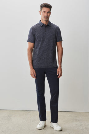 Polo pour homme par Robert Barakett | Duke RB51110 Bleu Marine | Machemise.ca, vêtements mode pour hommes