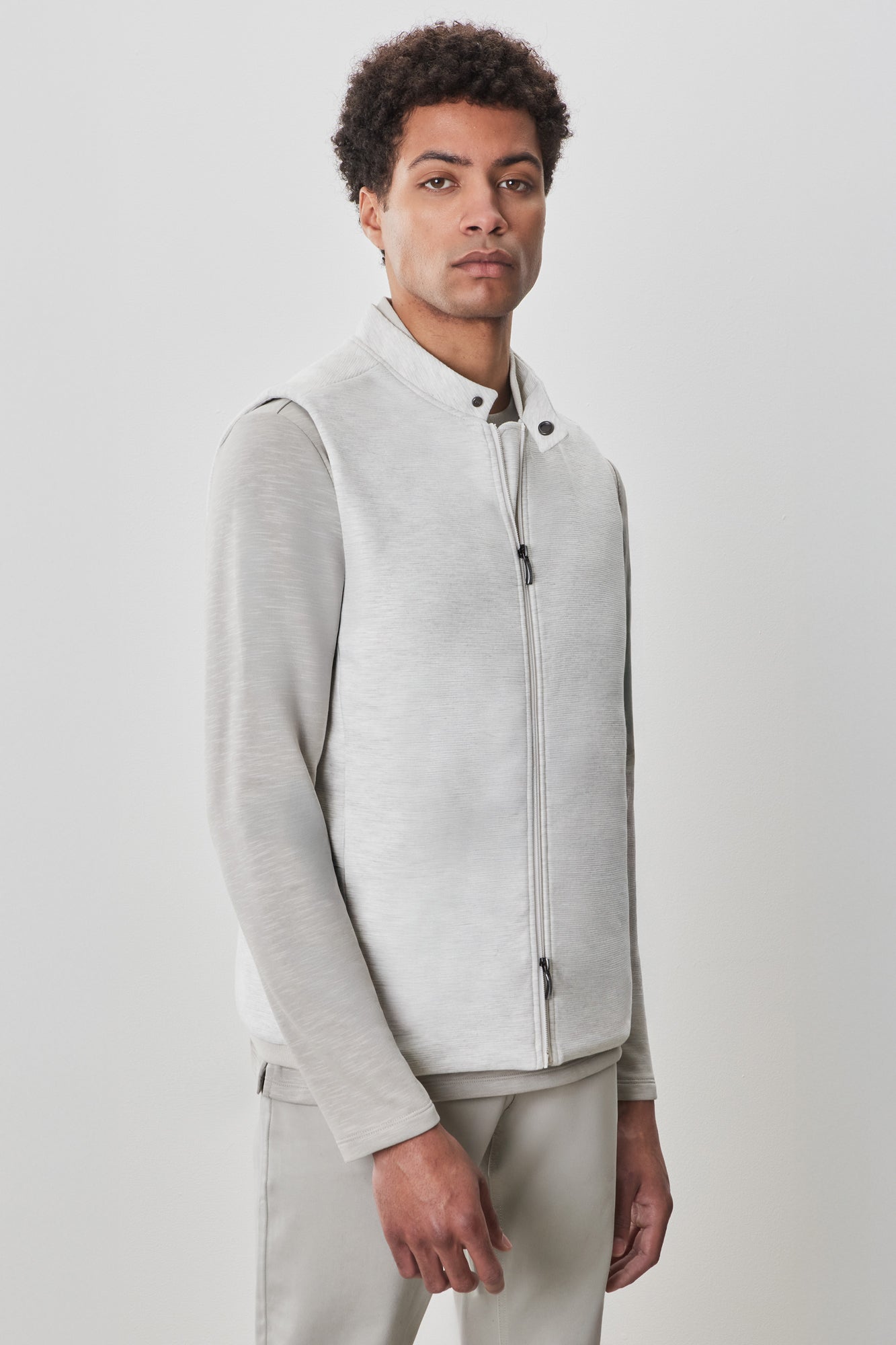 Veste commuter pour homme par Robert Barakett | RB52185 Nedsand Gris Pâle | Machemise.ca, vêtements mode pour hommes