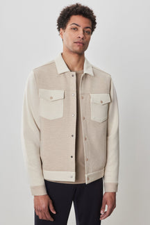 Veste boutonnée pour homme par Robert Barakett | RB52190 Isaak Tan | Machemise.ca, vêtements mode pour hommes