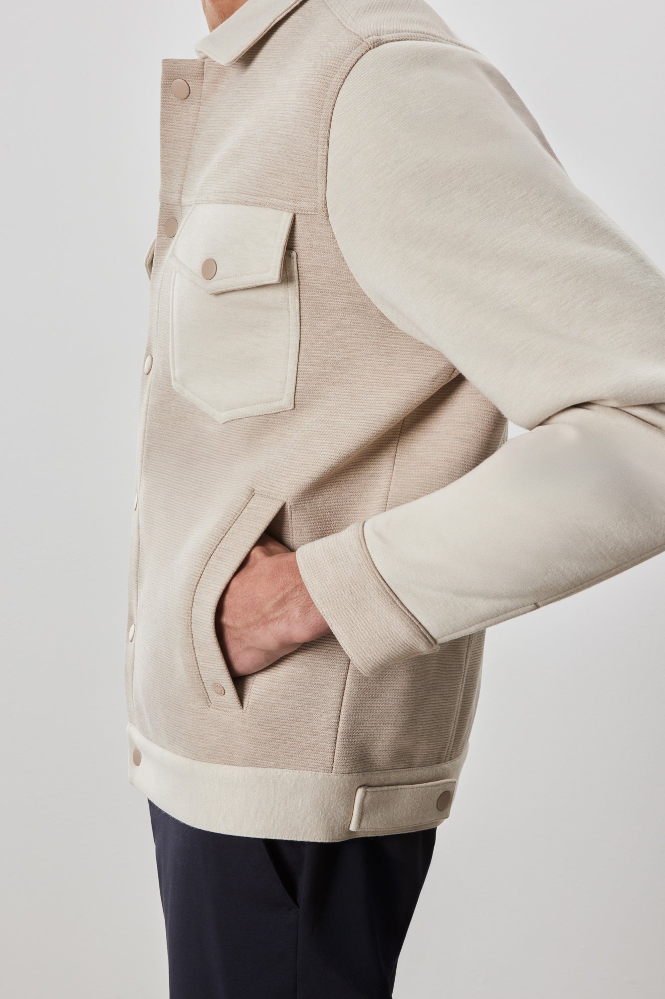 Veste boutonnée pour homme par Robert Barakett | RB52190 Isaak Tan | Machemise.ca, vêtements mode pour hommes