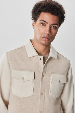 Veste boutonnée pour homme par Robert Barakett | RB52190 Isaak Tan | Machemise.ca, vêtements mode pour hommes