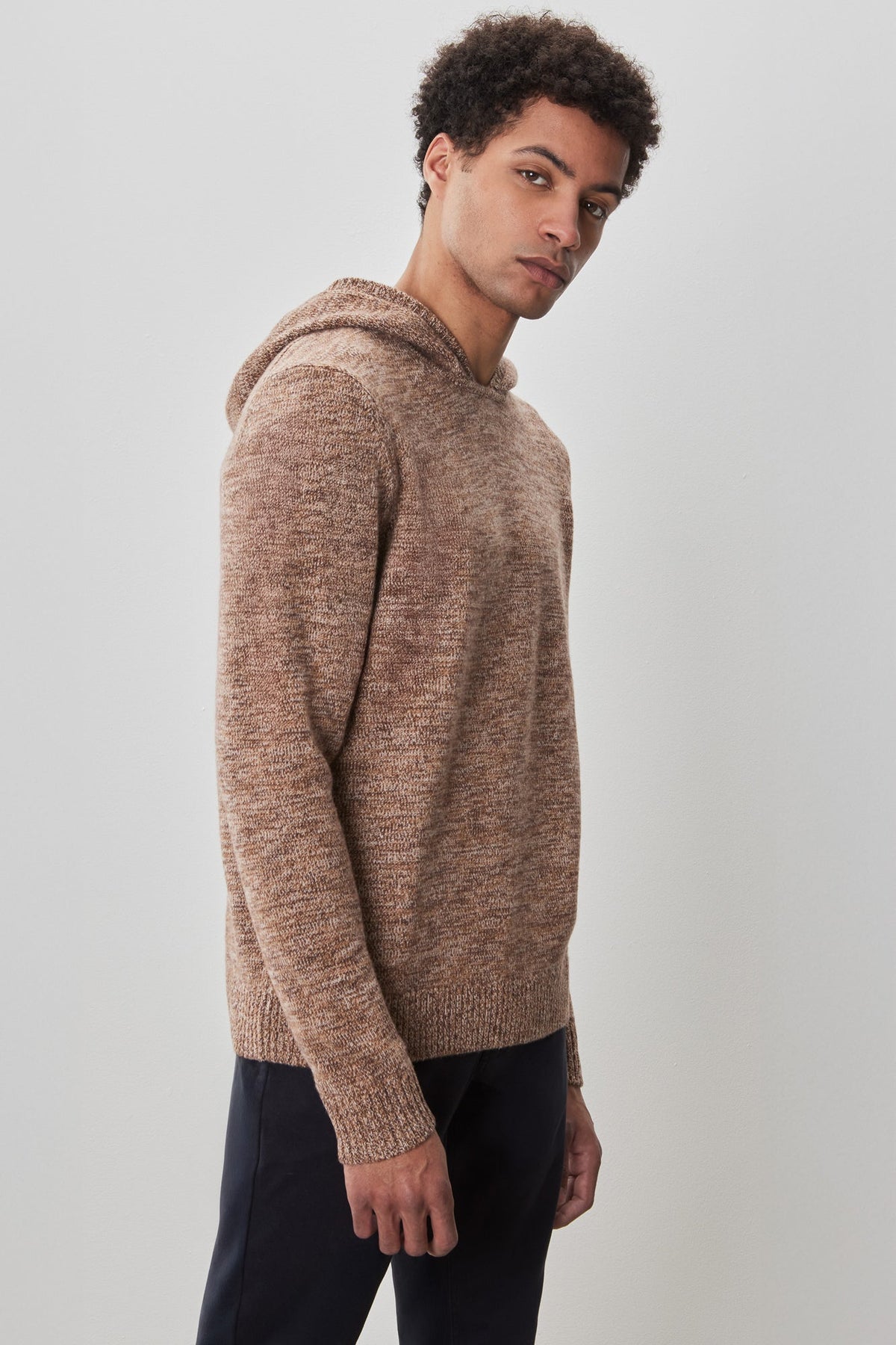 Coton ouaté en chandail à manches longues pour homme par Robert Barakett | Wildman RB52265 Brun | Machemise.ca, vêtements mode pour hommes