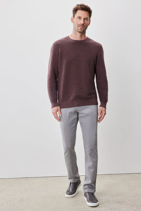 Chandail à manches longues col rond pour homme par Robert Barakett | Enrique RB52270 Rouge | Machemise.ca, vêtements mode pour hommes