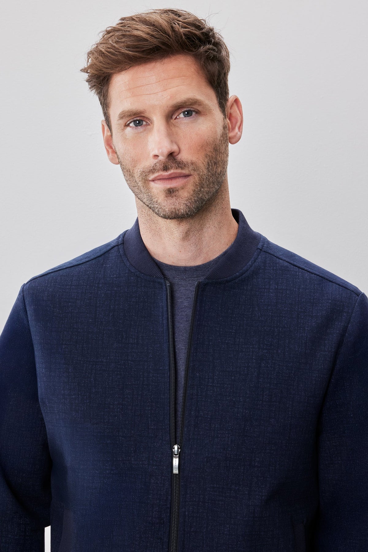 Veste pour homme par Robert Barakett | RB52296 Henrik Marine | Machemise.ca, vêtements mode pour hommes
